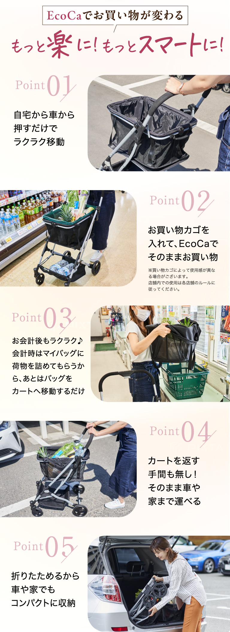 Ecocaでお買い物が変わる もっと楽に!もっとスマートに!