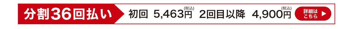 分割払い36回