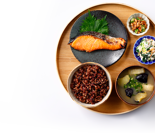 金賞健康米×黒米・玄米の画像