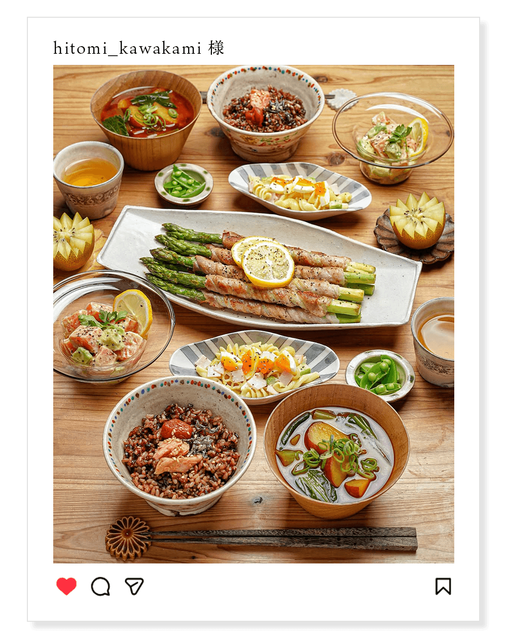 金賞の一膳SNS画像