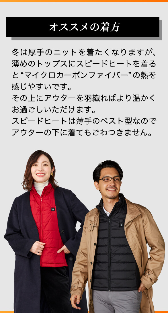 スピードヒート温熱ベスト | TVショッピング | プライム